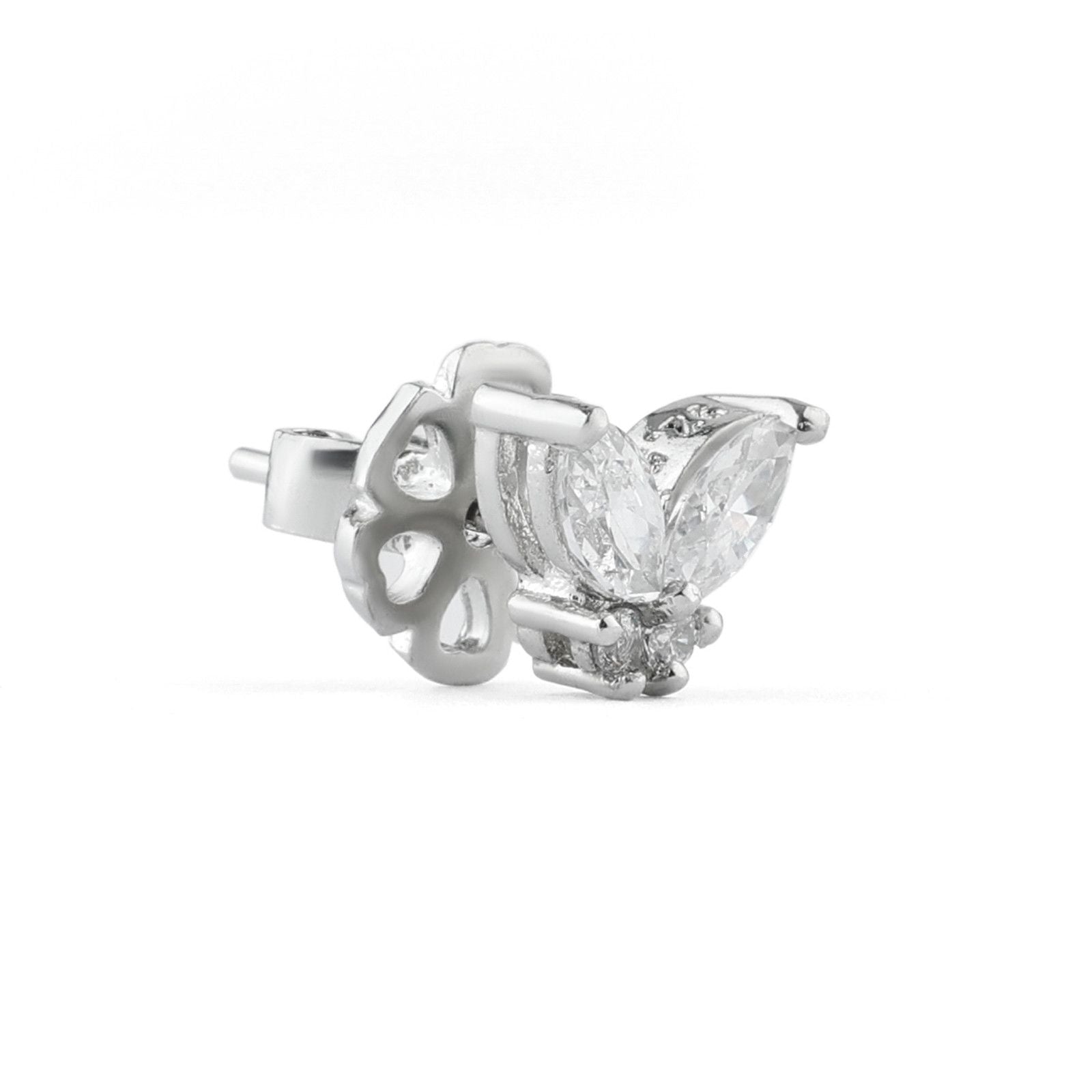 Silver Flutter Studs